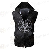 Sigil Of Baphomet SED-0468 Zip Sleeveless Hoodie