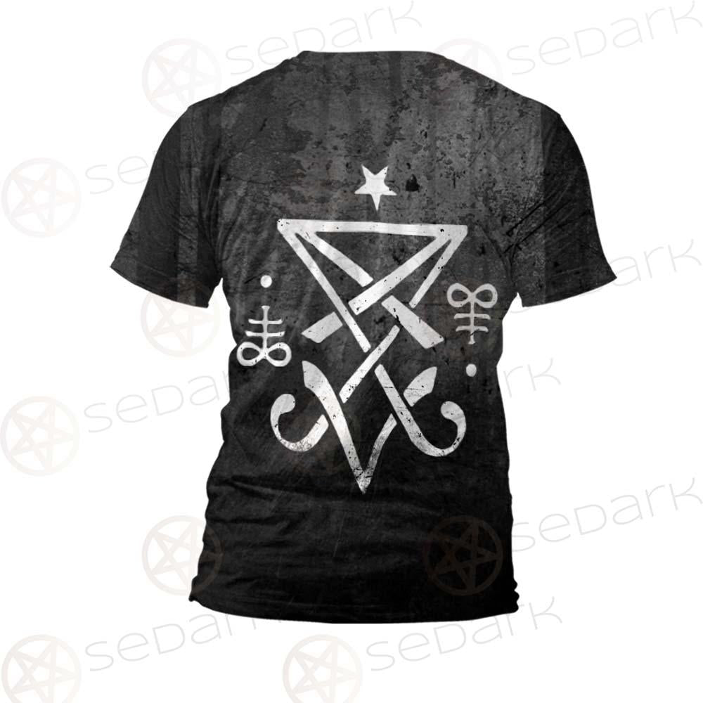Sigil Of Satan Symbol SED-0470 Unisex T-shirt