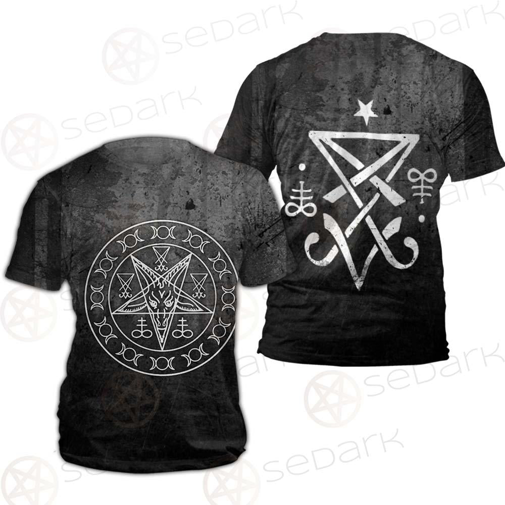 Sigil Of Satan Symbol SED-0470 Unisex T-shirt