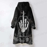 Sigil Of Baphomet 666 SED-0475 Oversized Sherpa Blanket Hoodie