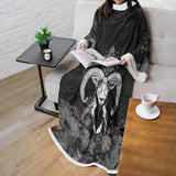 Sigil Of Baphomet 666 SED-0475 Sleeved Blanket