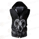Sigil Of Baphomet 666 SED-0475 Zip Sleeveless Hoodie