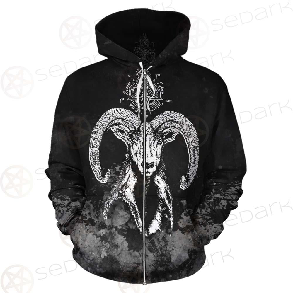 Sigil Of Baphomet 666 SED-0475 Hoodie & Zip Hoodie