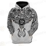 Viking Symbol SED-0476 Hoodie & Zip Hoodie Raglan