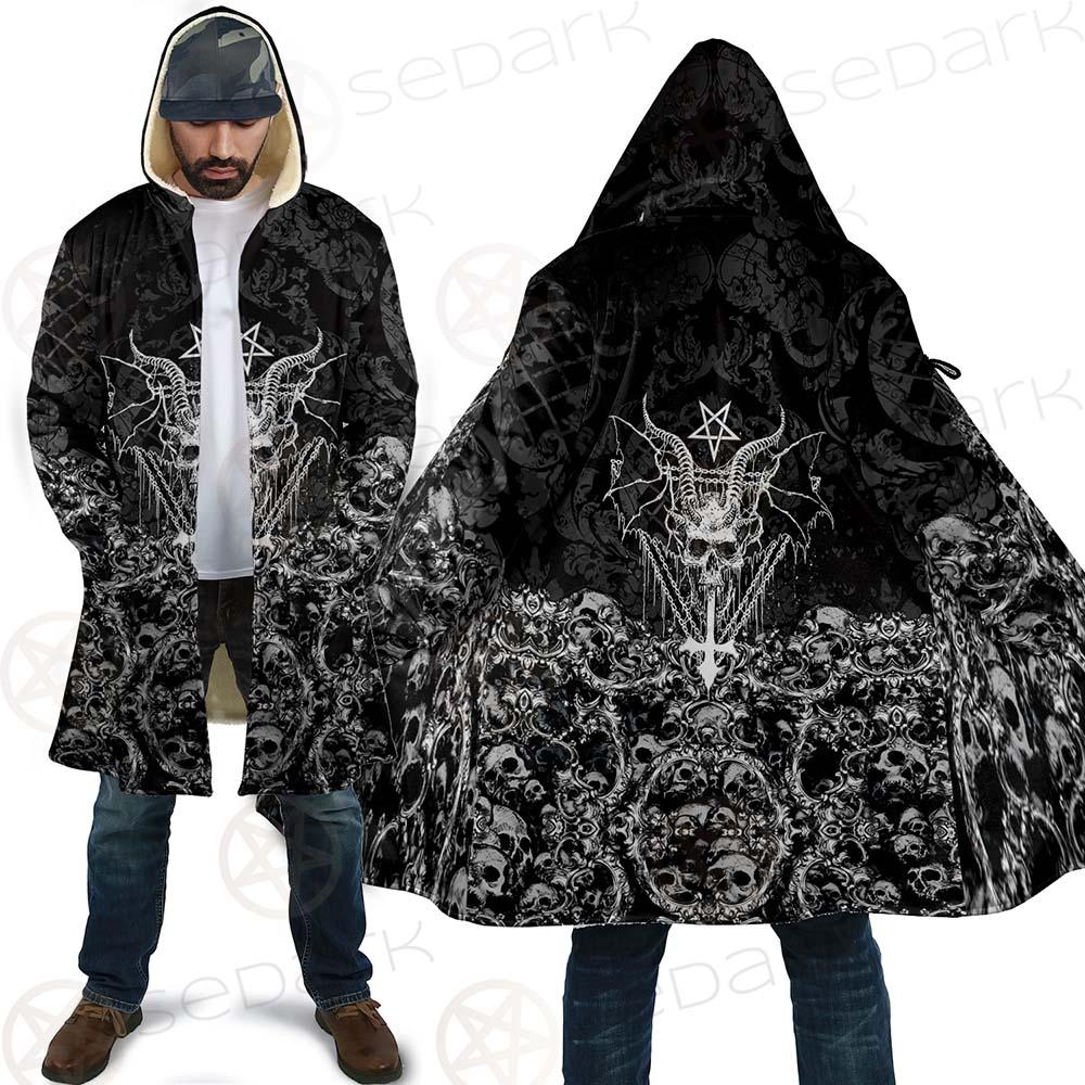 Skull Sigil Of Baphomet SED-0480 Cloak