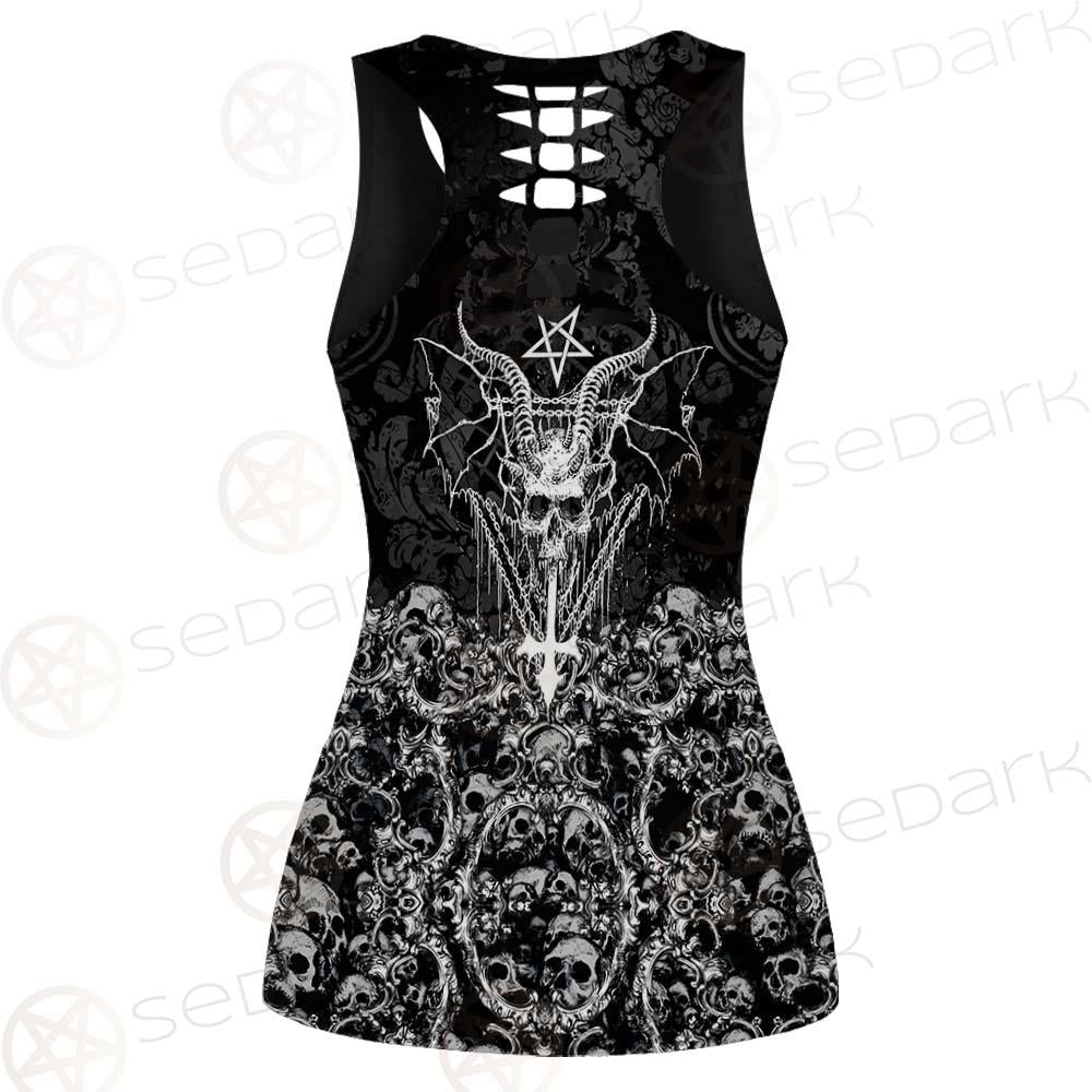 Skull Sigil Of Baphomet SED-0480 Women Tank Top