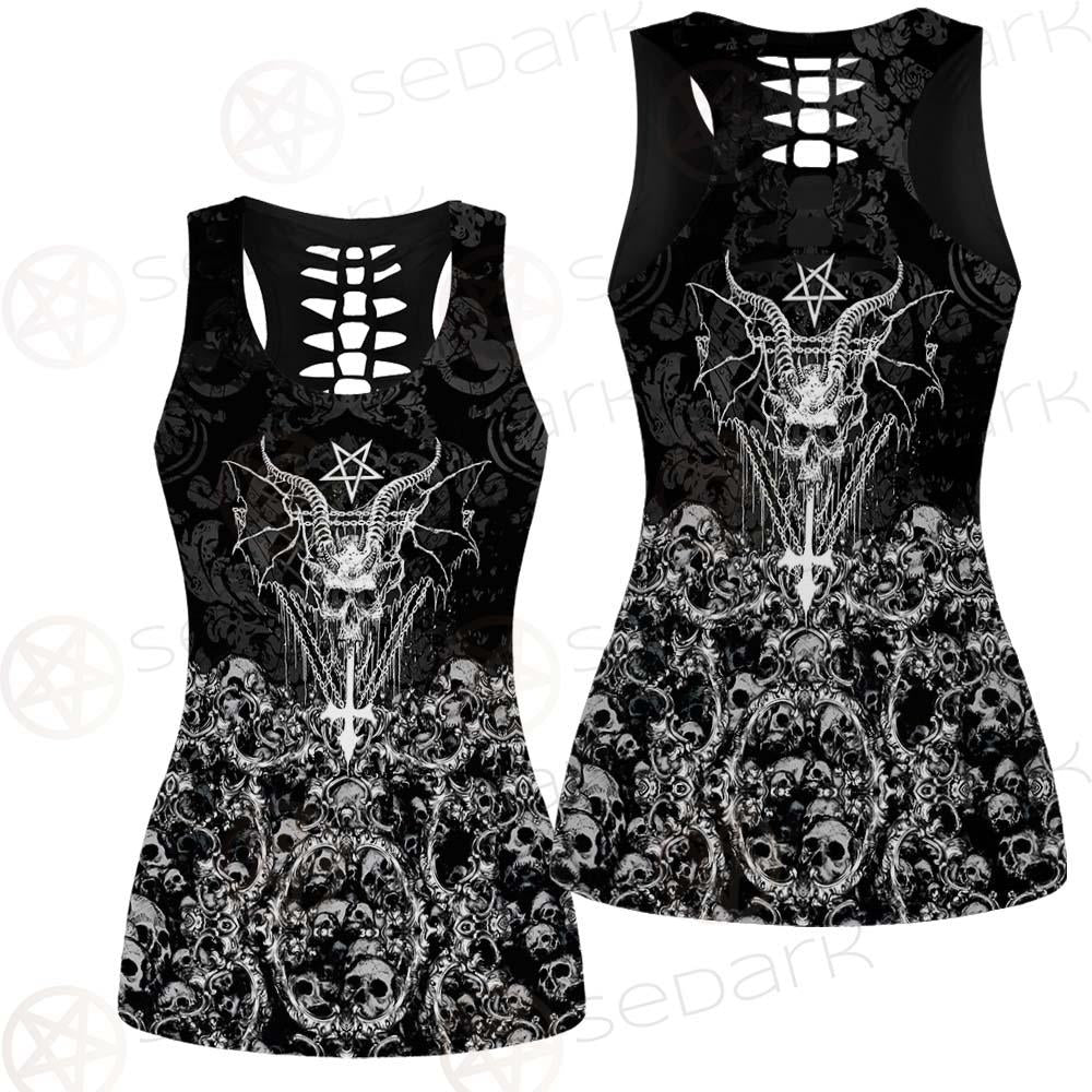 Skull Sigil Of Baphomet SED-0480 Women Tank Top
