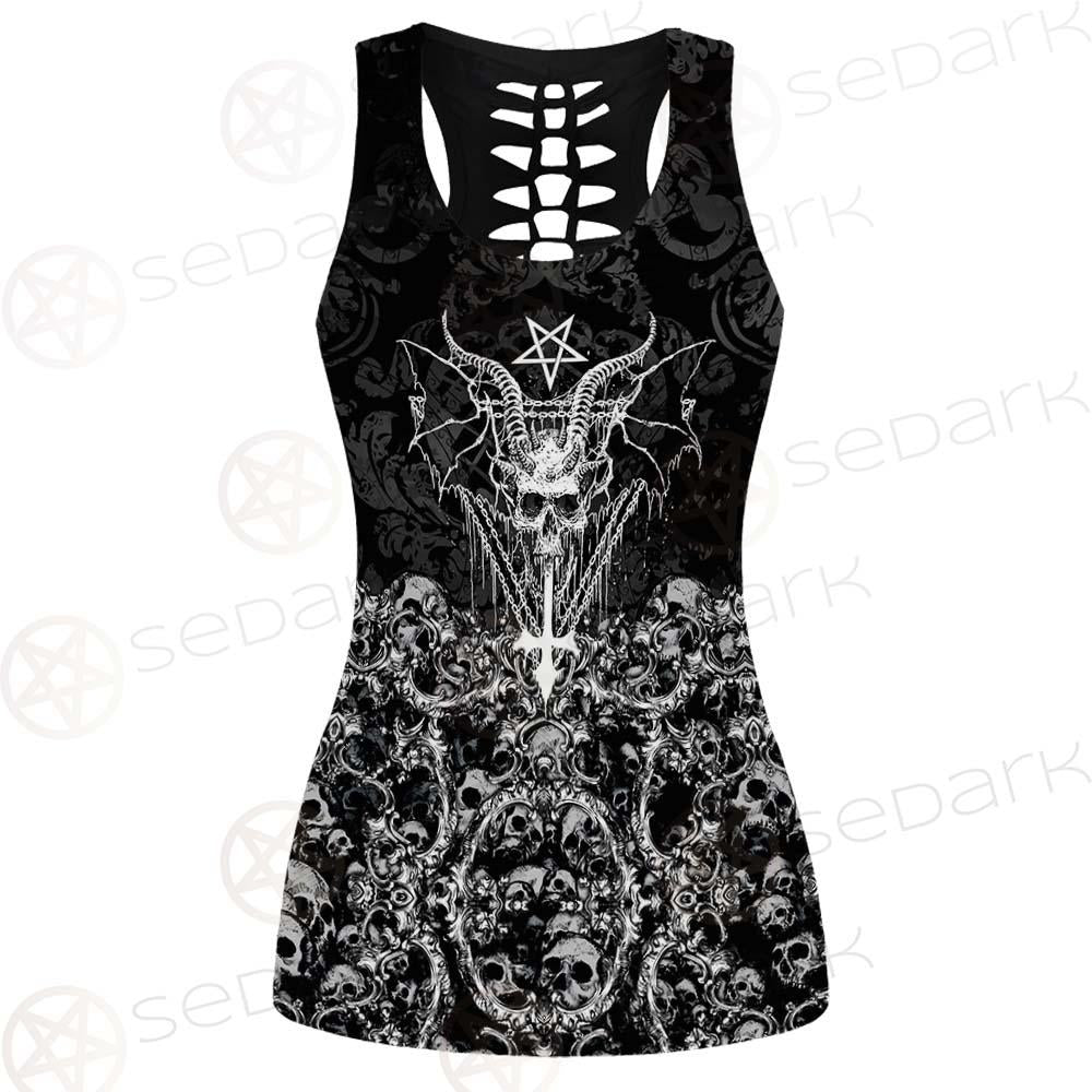 Skull Sigil Of Baphomet SED-0480 Women Tank Top