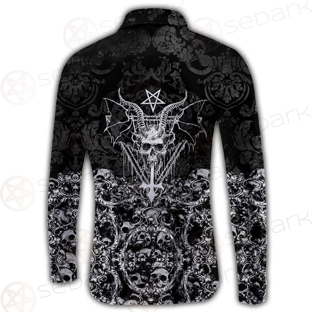 Skull Sigil Of Baphomet SED-0480 Shirt Allover