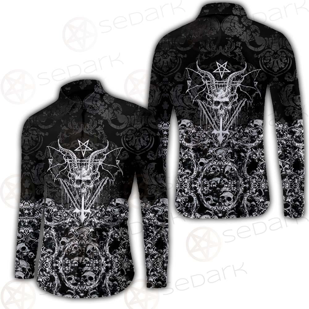 Skull Sigil Of Baphomet SED-0480 Shirt Allover