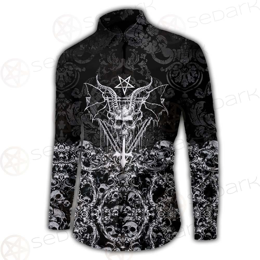 Skull Sigil Of Baphomet SED-0480 Shirt Allover