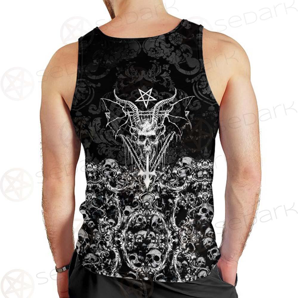 Skull Sigil Of Baphomet SED-0480 Men Tank-tops