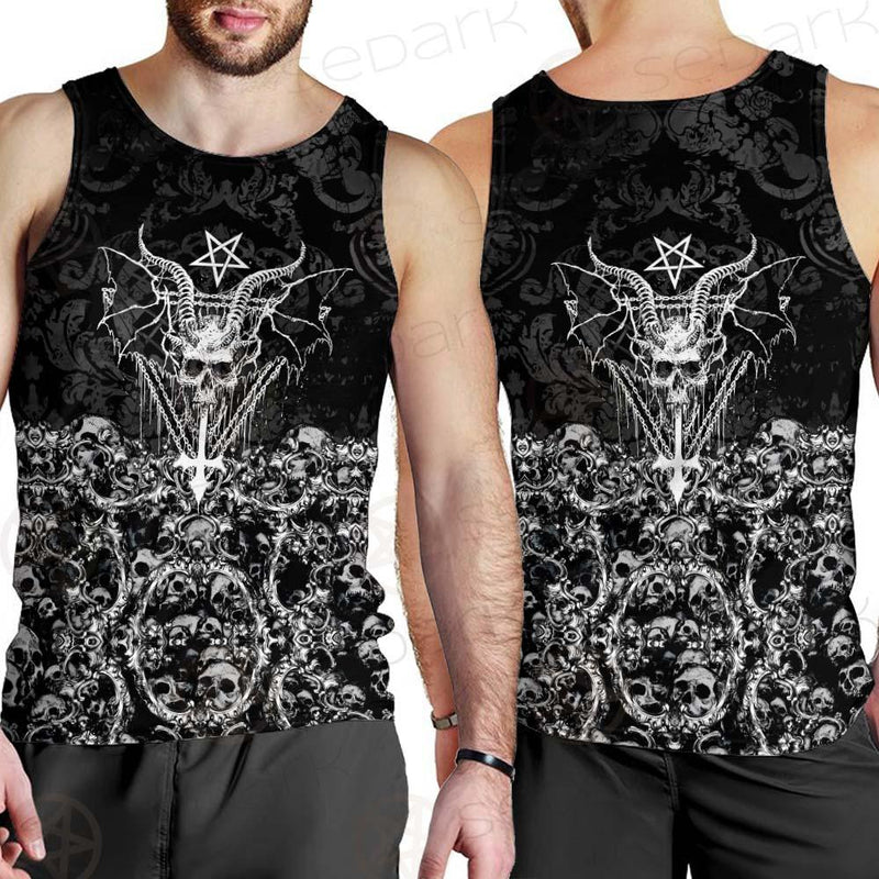 Skull Sigil Of Baphomet SED-0480 Men Tank-tops