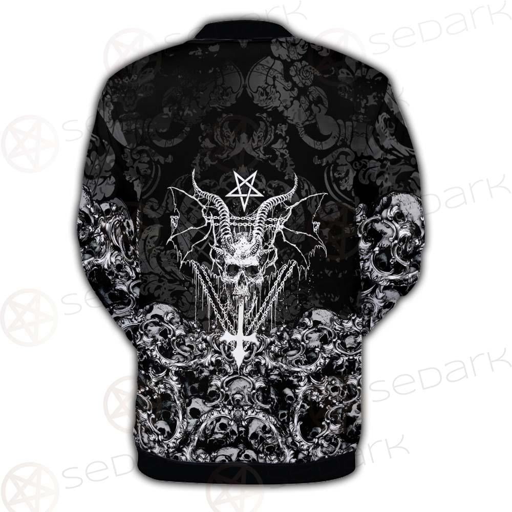 Skull Sigil Of Baphomet SED-0480 Button Jacket
