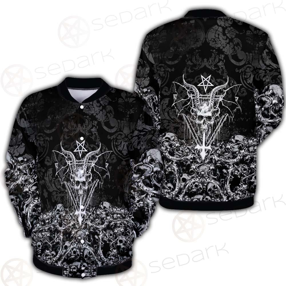 Skull Sigil Of Baphomet SED-0480 Button Jacket
