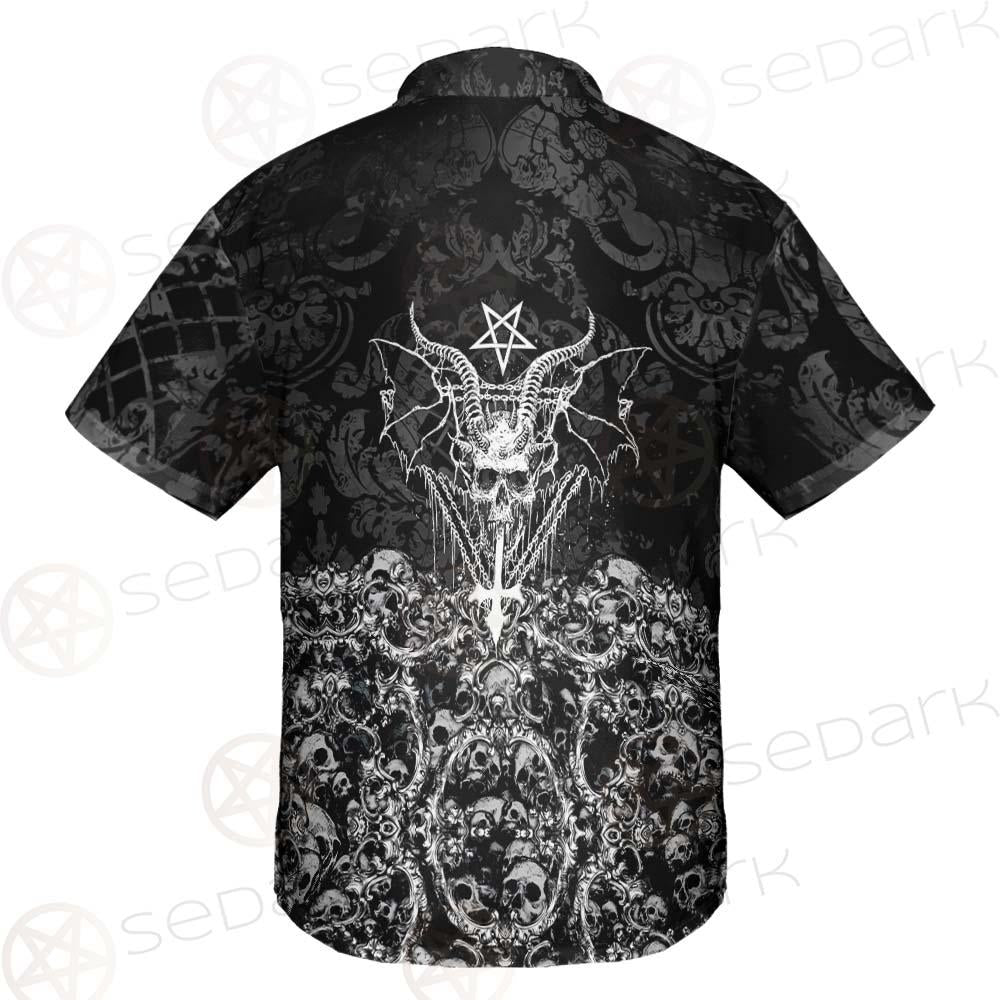 Skull Sigil Of Baphomet SED-0480 Shirt Allover