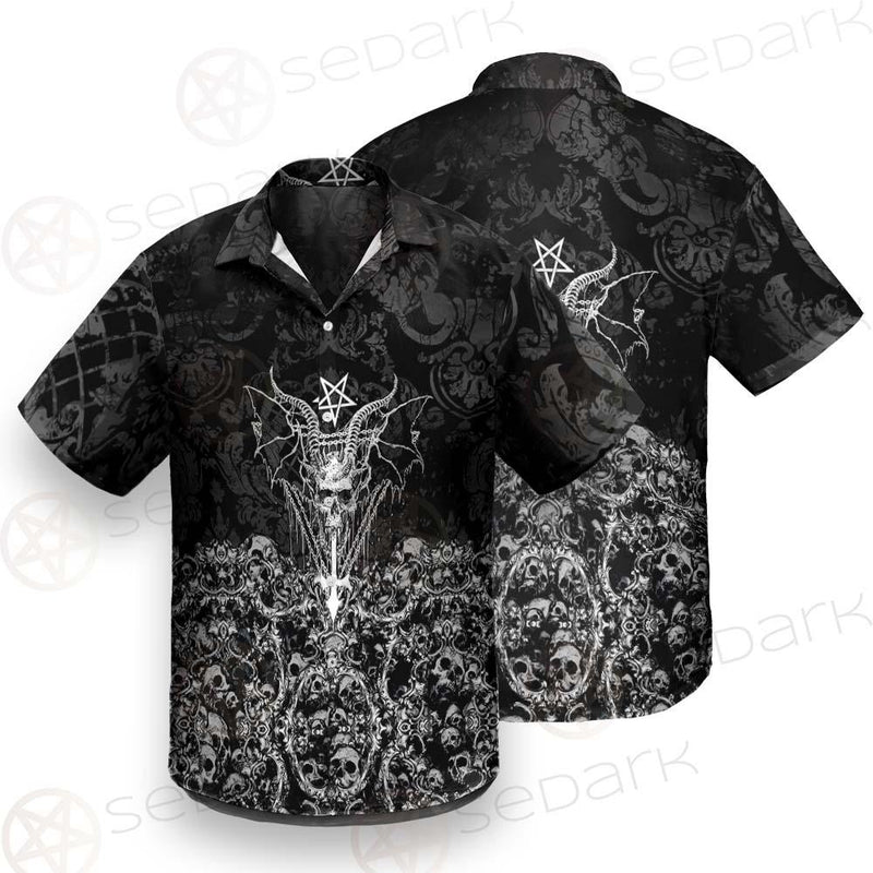 Skull Sigil Of Baphomet SED-0480 Shirt Allover