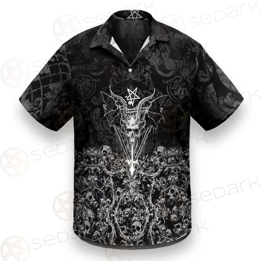 Skull Sigil Of Baphomet SED-0480 Shirt Allover