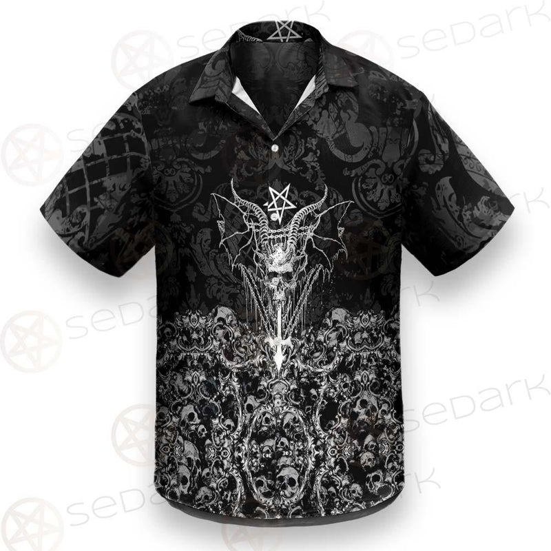 Skull Sigil Of Baphomet SED-0480 Shirt Allover