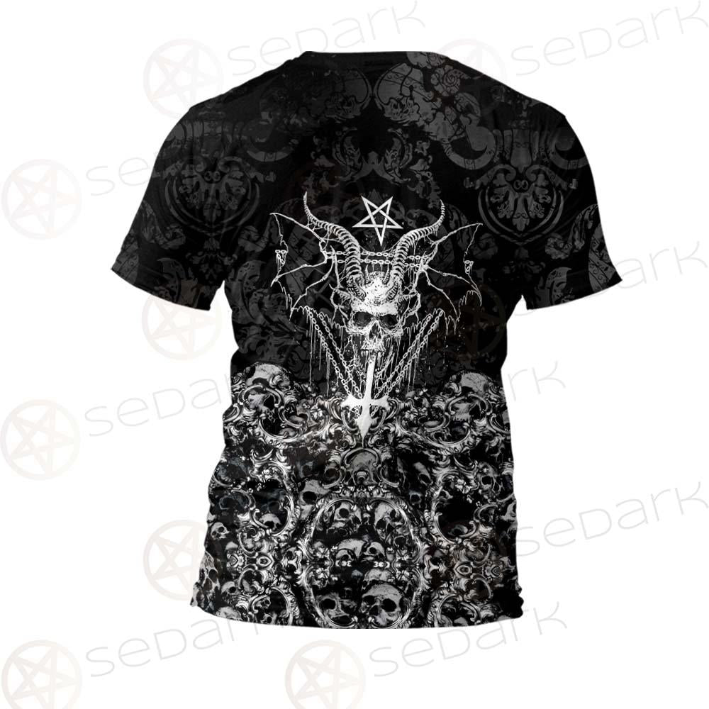 Skull Sigil Of Baphomet SED-0480 Unisex T-shirt