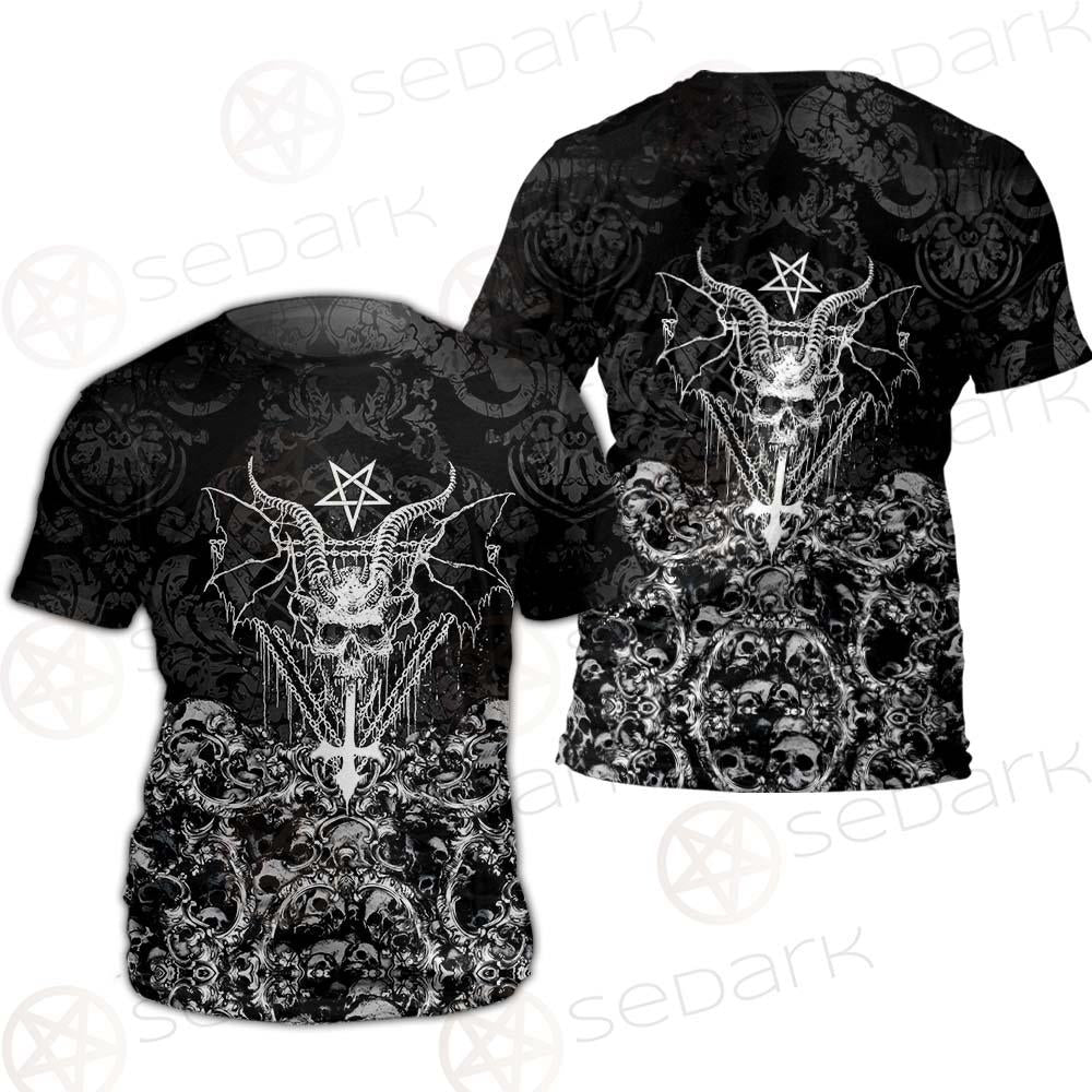 Skull Sigil Of Baphomet SED-0480 Unisex T-shirt