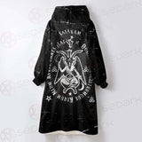 Avete Omnes Satanam SED-0481 Oversized Sherpa Blanket Hoodie