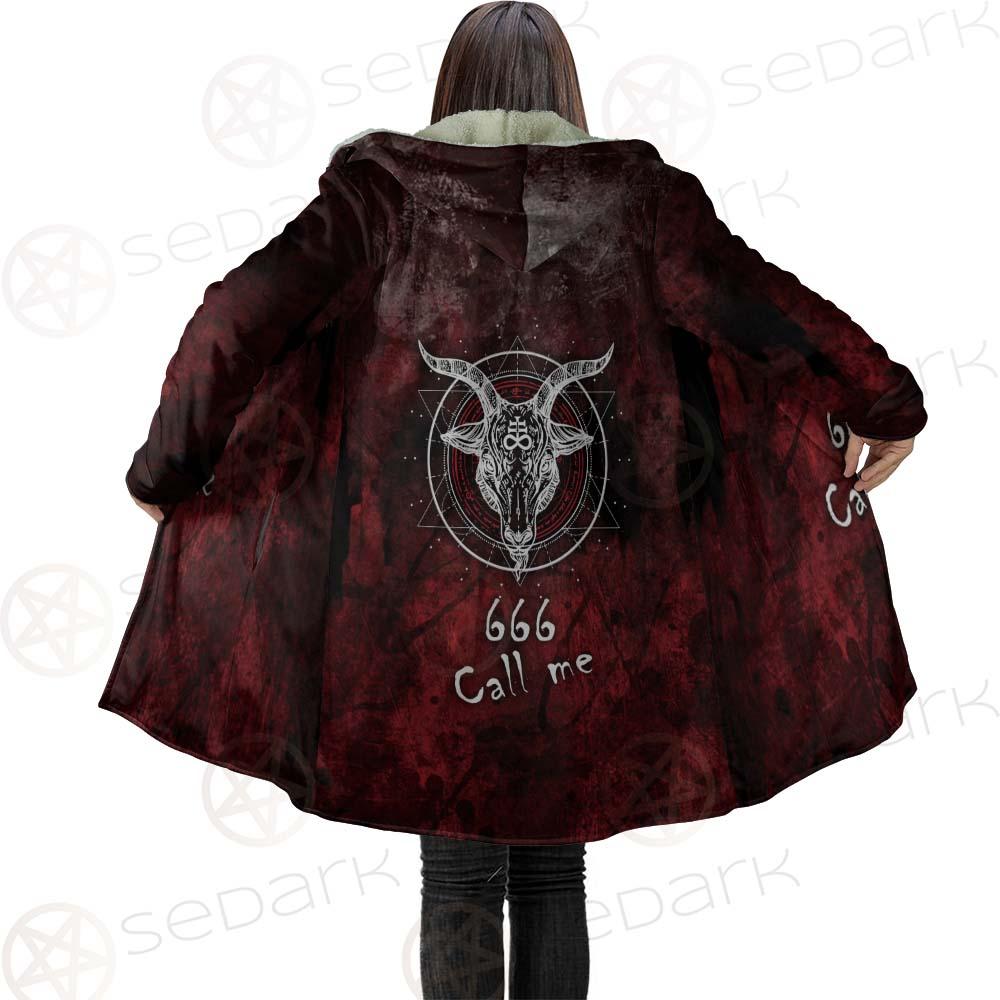 Satan 666 Call Me SED-0485 Cloak