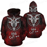 Satan 666 Call Me SED-0485 Hoodie & Zip Hoodie