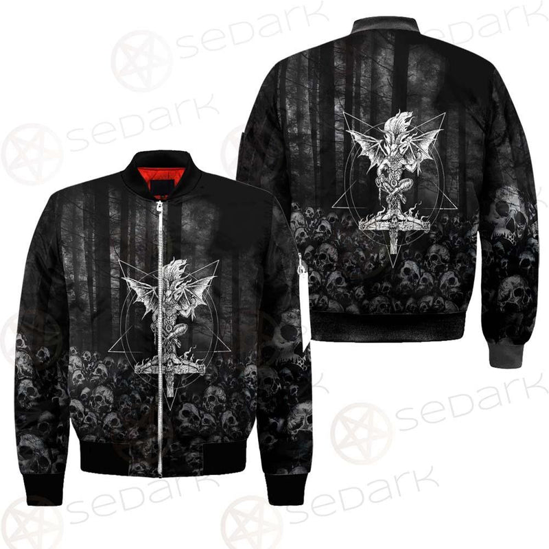 Skull Satan Cross Inverted SED-0491 Jacket