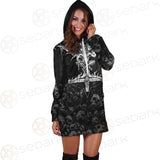 Skull Satan Cross Inverted SED-0491 Hoodie Dress