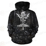 Skull Satan Cross Inverted SED-0491 Hoodie & Zip Hoodie