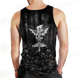 Skull Satan Cross Inverted SED-0491 Men Tank-tops