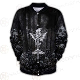 Skull Satan Cross Inverted SED-0491 Button Jacket