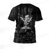 Skull Satan Cross Inverted SED-0491 Unisex T-shirt