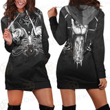 Satanic 666 SED-0492 Hoodie Dress