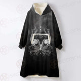 Satanic 666 SED-0492 Oversized Sherpa Blanket Hoodie