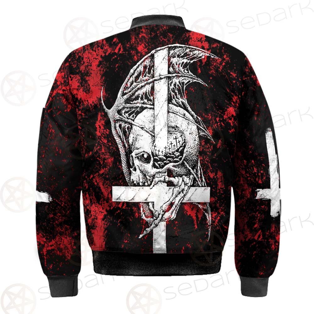 Satan Head Cross Inverted SED-0493 Jacket