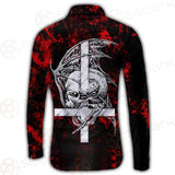 Satan Head Cross Inverted SED-0493 Shirt Allover