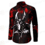 Satan Head Cross Inverted SED-0493 Shirt Allover