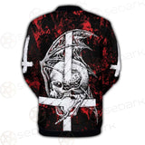 Satan Head Cross Inverted SED-0493 Button Jacket