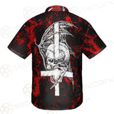 Satan Head Cross Inverted SED-0493 Shirt Allover
