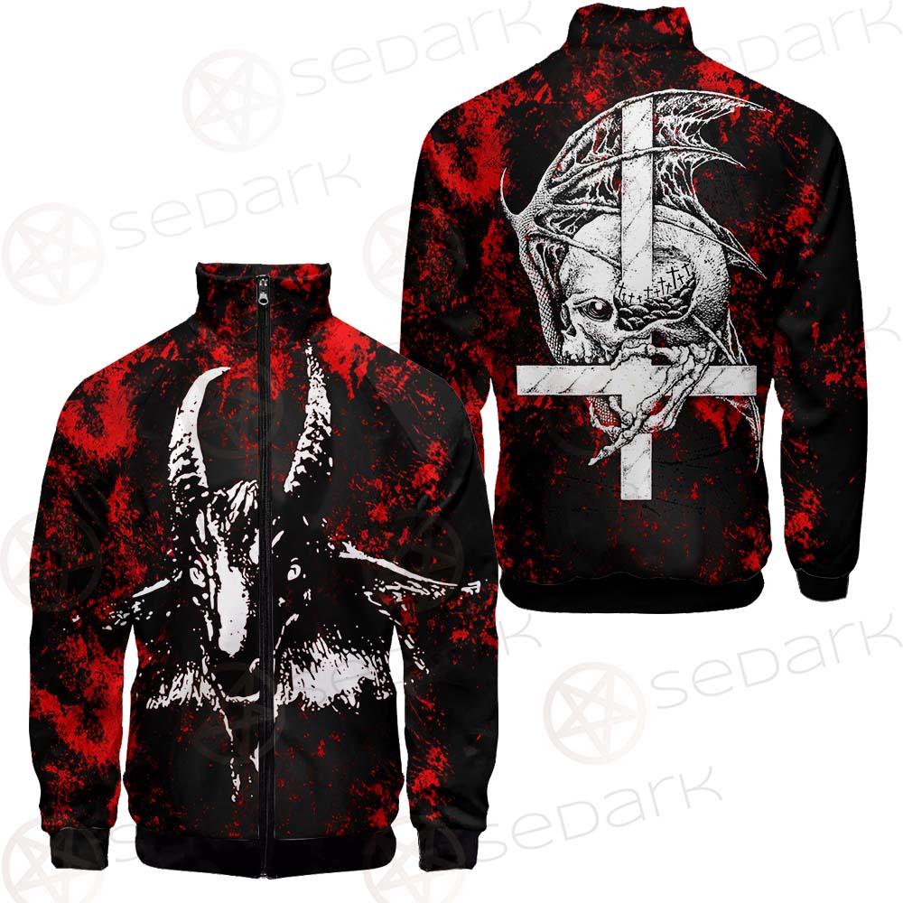 Satan Head Cross Inverted SED-0493 Jacket