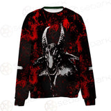 Satan Head Cross Inverted SED-0493 Unisex Sweatshirt