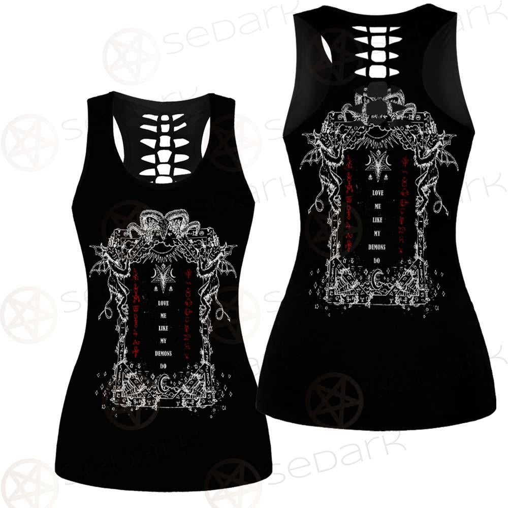 Love Me Like My Demons Do SED-0496 Women Tank Top
