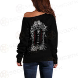 Love Me Like My Demons Do SED-0496 Off Shoulder Sweaters