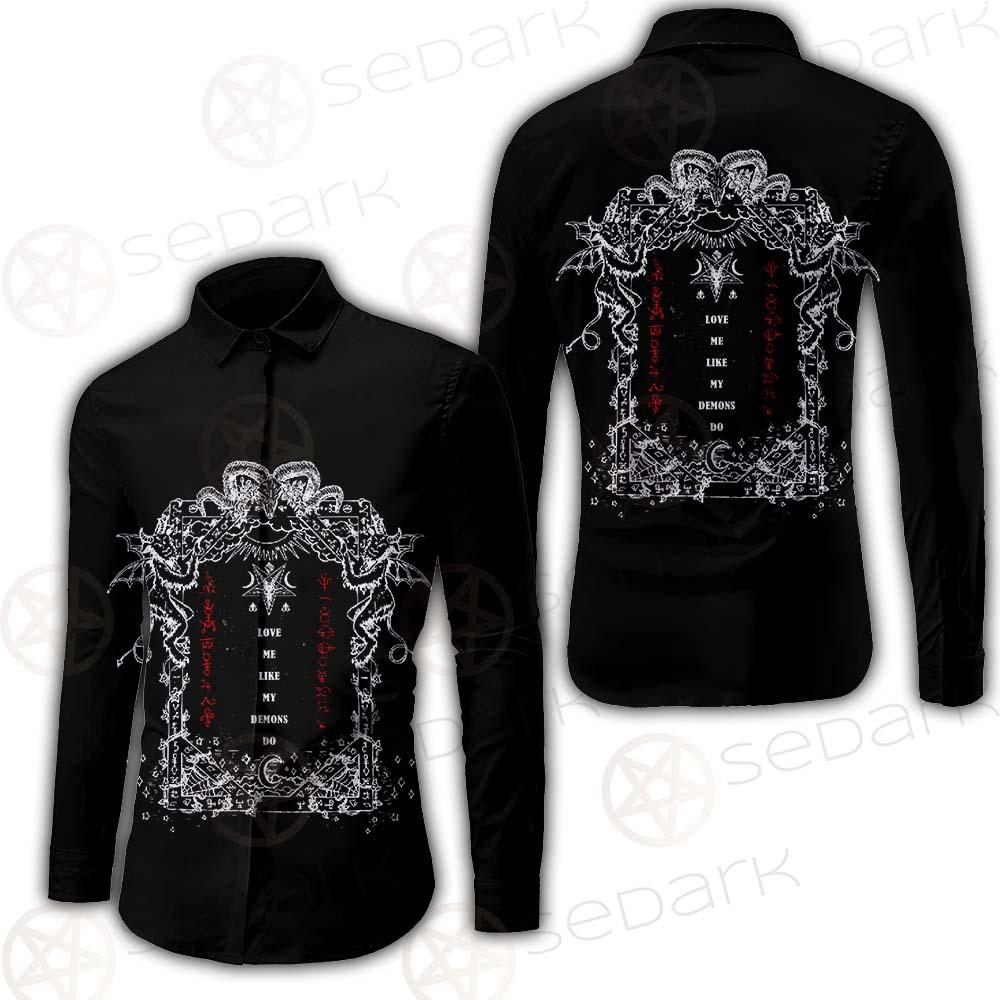 Love Me Like My Demons Do SED-0496 Shirt Allover