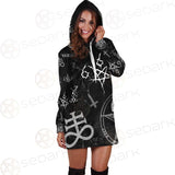 Satan Symbols SED-0497 Hoodie Dress