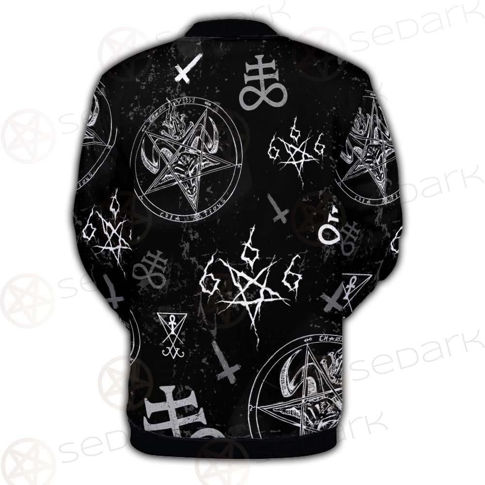 Satan Symbols SED-0497 Button Jacket