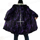 Satan Cross Inverted Purple SED-0499 Cloak