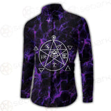 Satan Cross Inverted Purple SED-0499 Shirt Allover